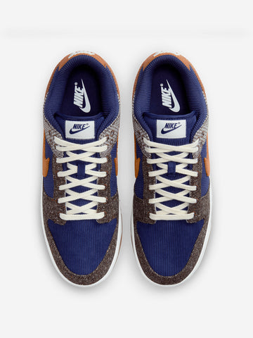 NIKE Dunk Low "Midnight Navy Corduroy" Multicolor