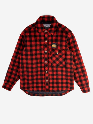 PHIPPS Woolrich x Phipps Camicia in lana Rosso