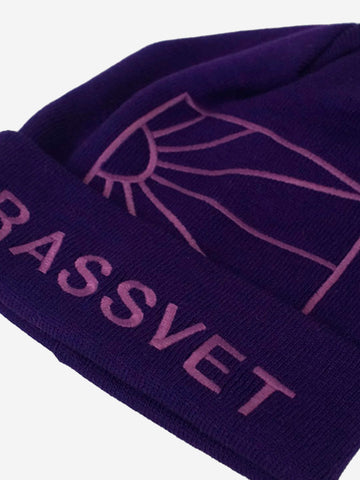 RASSVET (PACCBET) Beanie Logo viola Viola