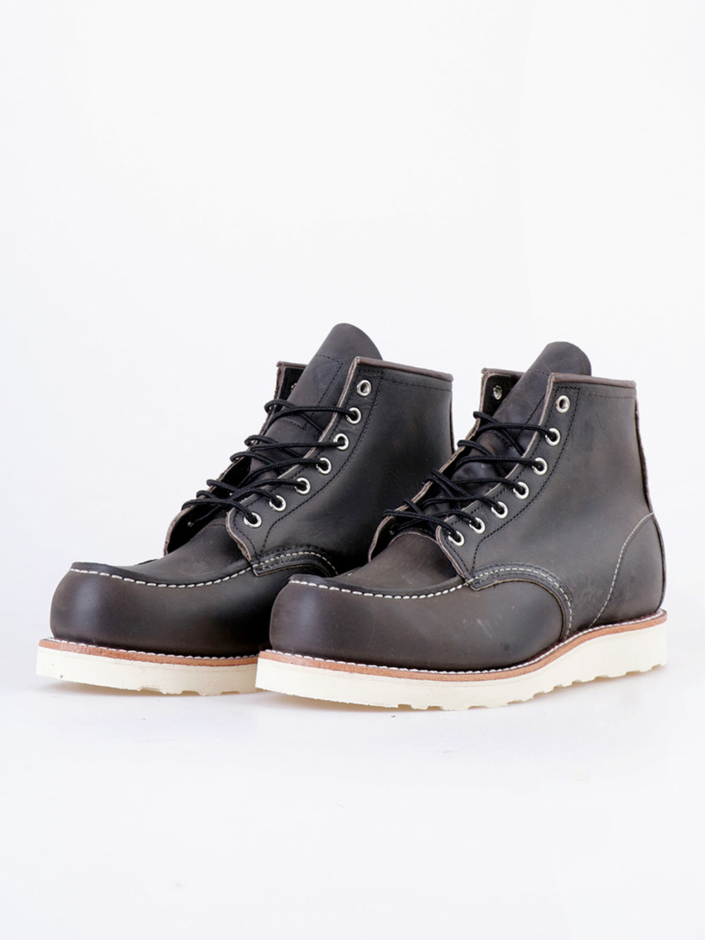 RED WING SHOES 8890 6' Classic Moc Toe Charcoal Rough & Tough Grigio Urbanstaroma