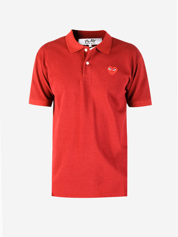 Red Play CDG Polo Shirt