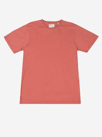 COLORFUL STANDARD T-shirt in cotone organico rosso