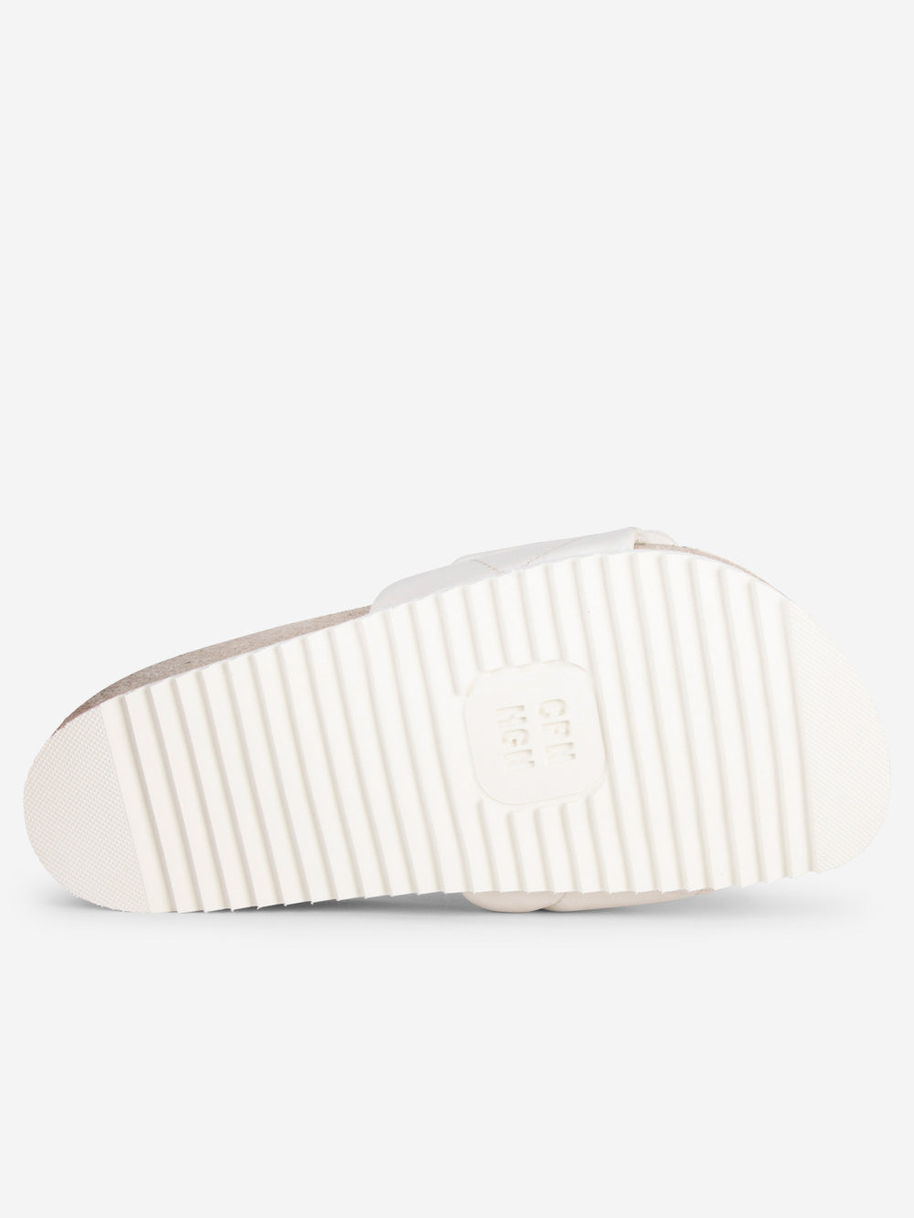 COPENHAGEN Slippers CPH835 in pelle Bianco Urbanstaroma