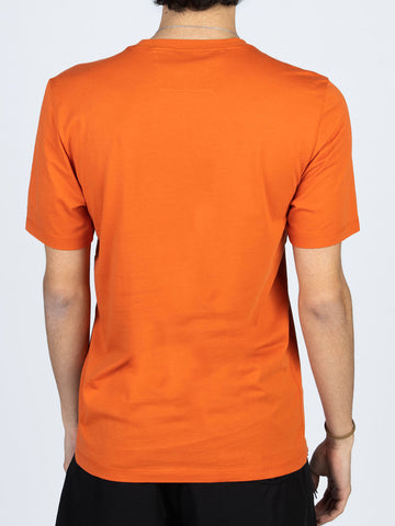 C.P. COMPANY T-shirt in jersey di cotone arancione arancione