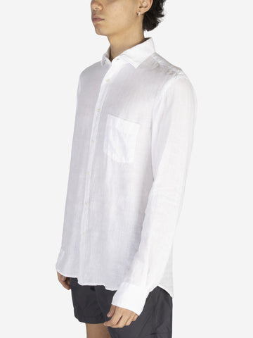Camicia Paul in lino bianco