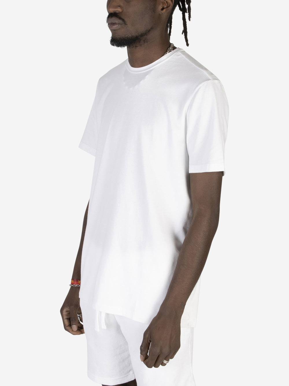 MAJESTIC FILATURES T-shirt in cotone bianco Bianco Urbanstaroma