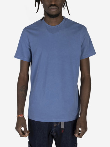 MAJESTIC FILATURES T-shirt in cotone blu Oceano