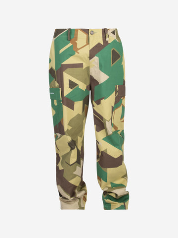 POP TRADING COMPANY Pantaloni cargo Camouflage