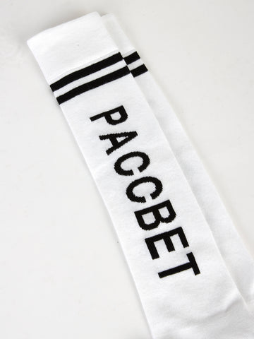 RASSVET (PACCBET) Calze lunghe con logo Bianco