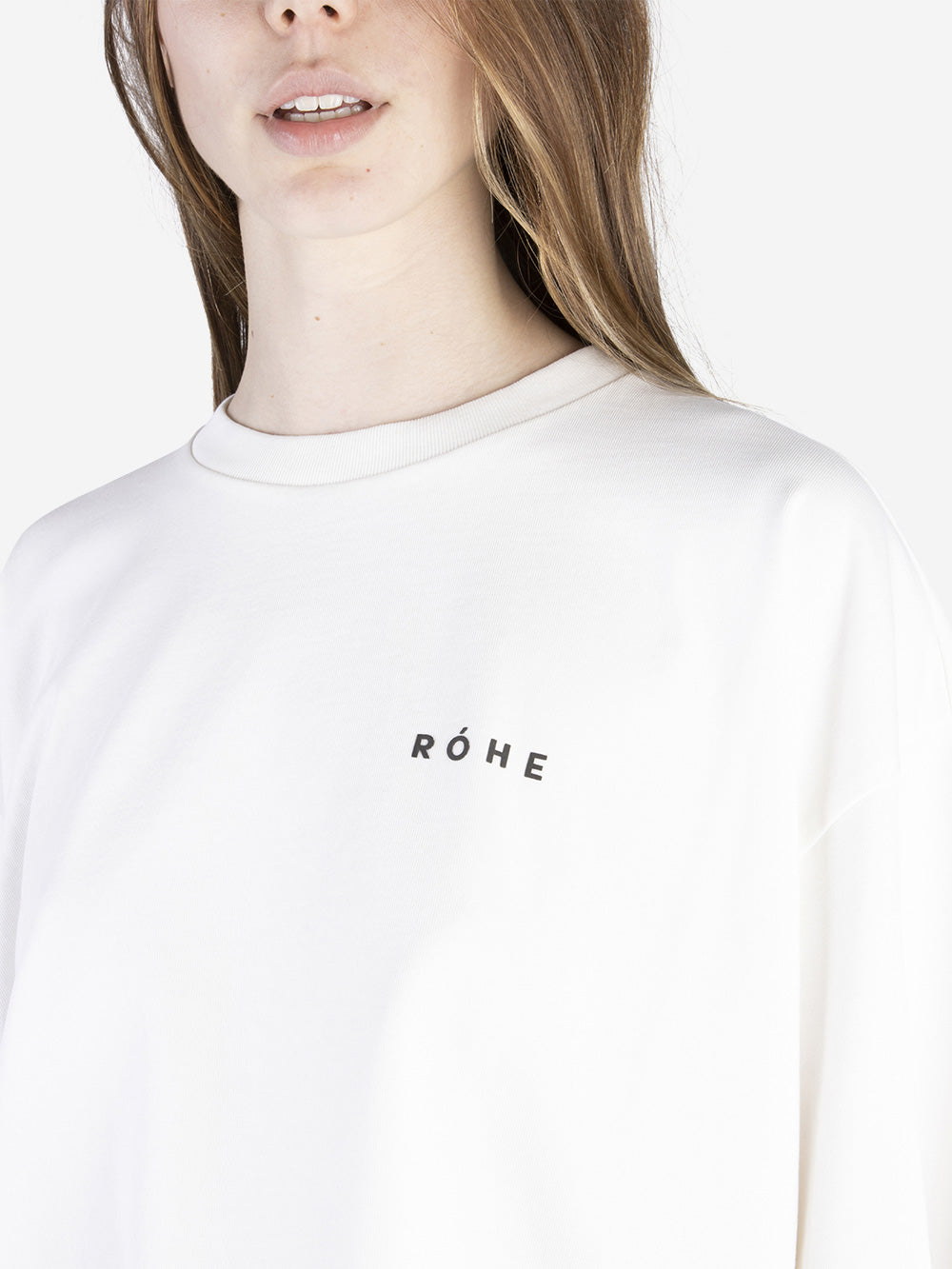 ROHE T-shirt con logo Bianco Urbanstaroma