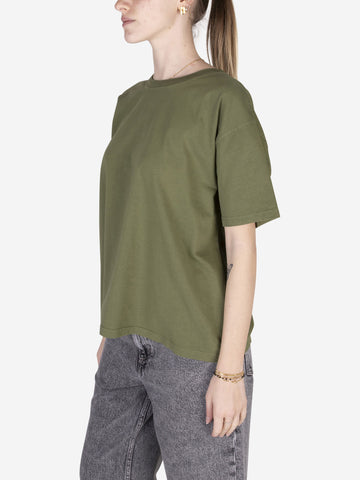AMERICAN VINTAGE T-shirt in cotone Verde