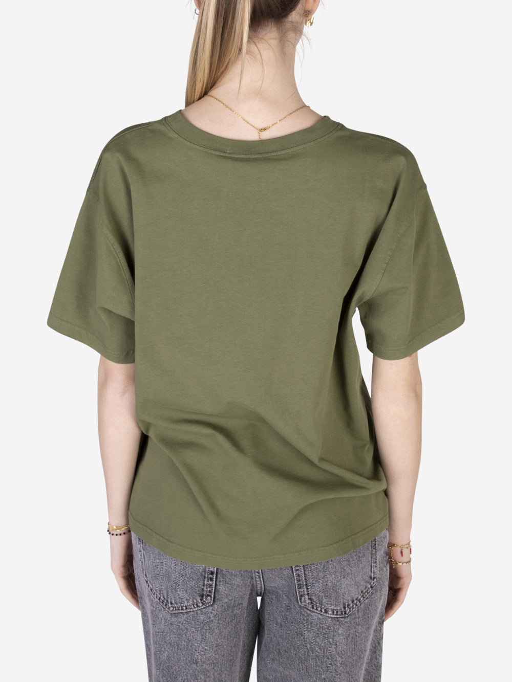 AMERICAN VINTAGE T-shirt in cotone Verde Urbanstaroma