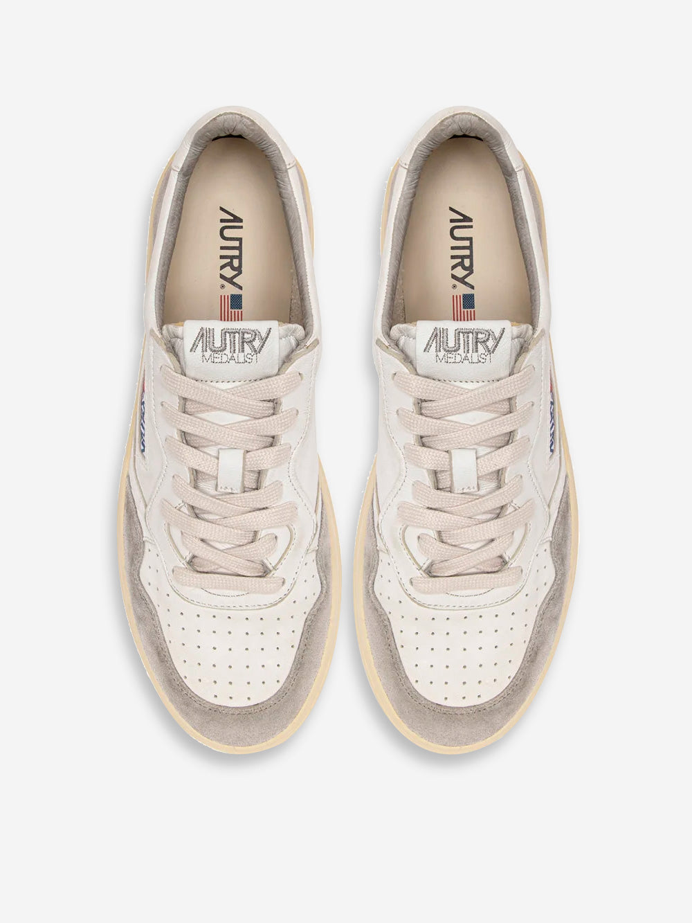 AUTRY M Medalist Low Sneakers Bianco grigio Urbanstaroma