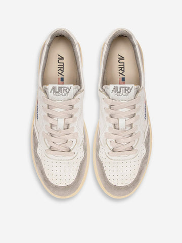 AUTRY M Medalist Low Sneakers Bianco grigio