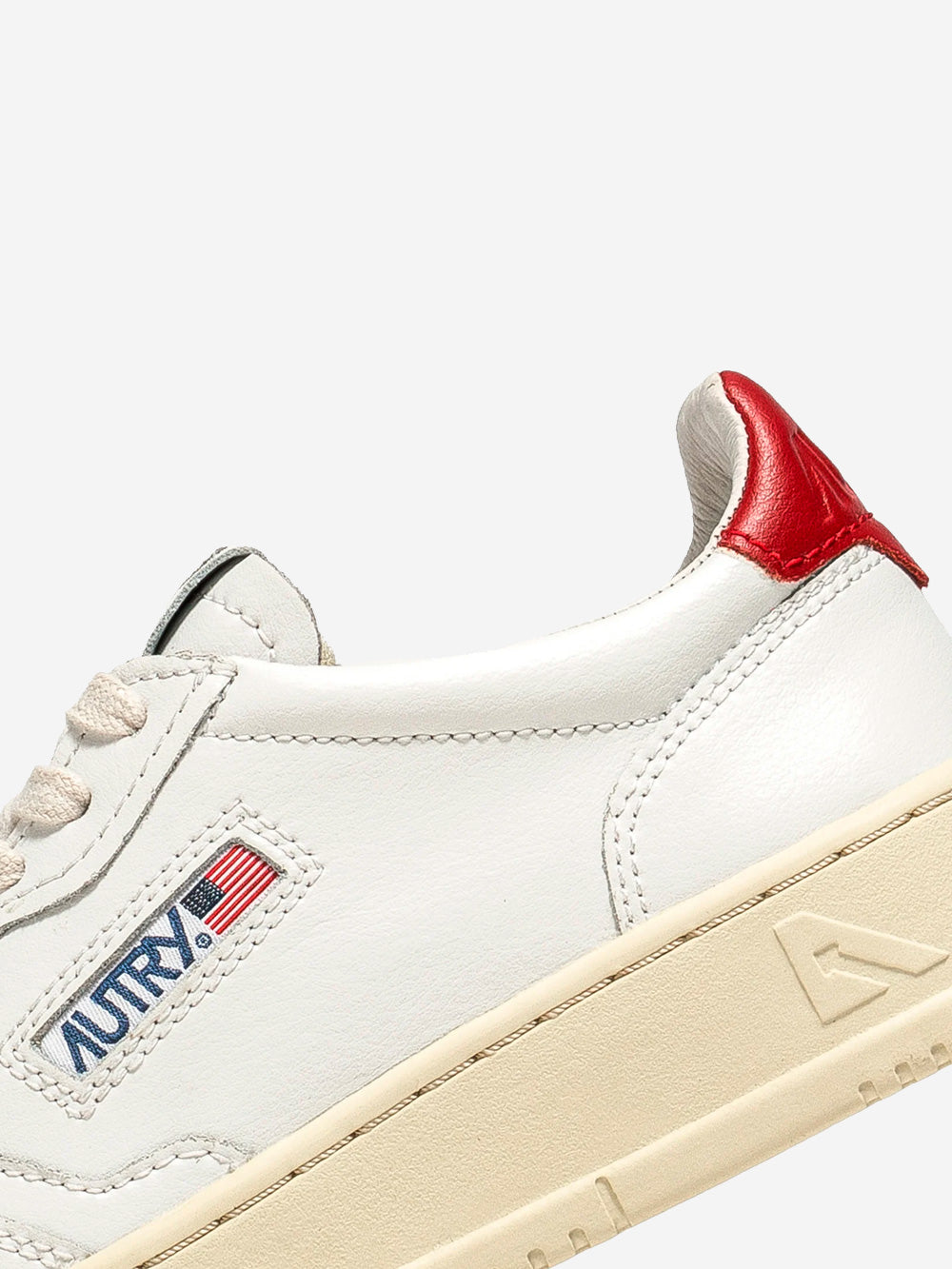AUTRY M Medalist Low Sneakers Bianco rosso Urbanstaroma