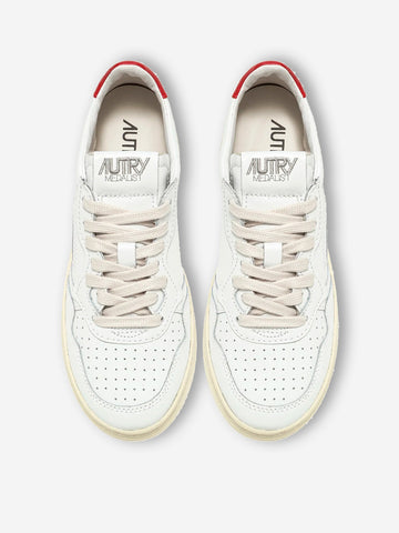 AUTRY M Medalist Low Sneakers Bianco rosso