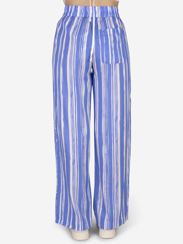 BAUM UND PFERDGARTEN Pantaloni in seta Blu