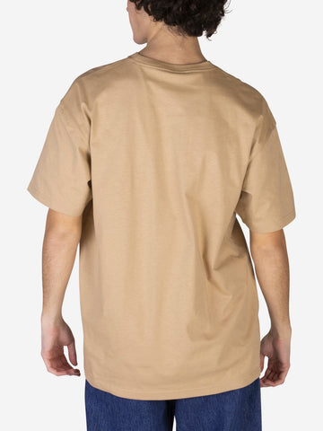 CARHARTT WIP T-shirt Chase in cotone Beige