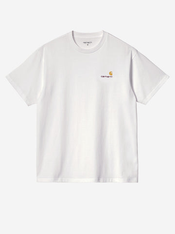 CARHARTT WIP T-shirt American Script Bianco
