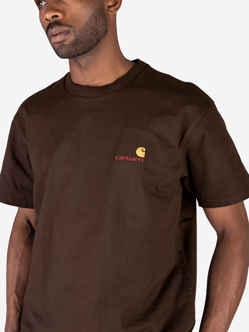 CARHARTT WIP T-shirt American Script Tabacco Urbanstaroma