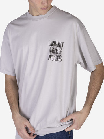 CARHARTT WIP T-shirt S/S "Always a WIP" Ghiaccio