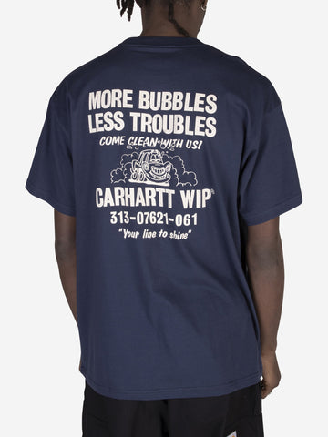 CARHARTT WIP S/S Less Troubles T-Shirt Blu