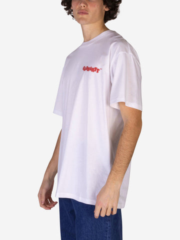 CARHARTT WIP T-shirt S/S "Fast Food" Bianco
