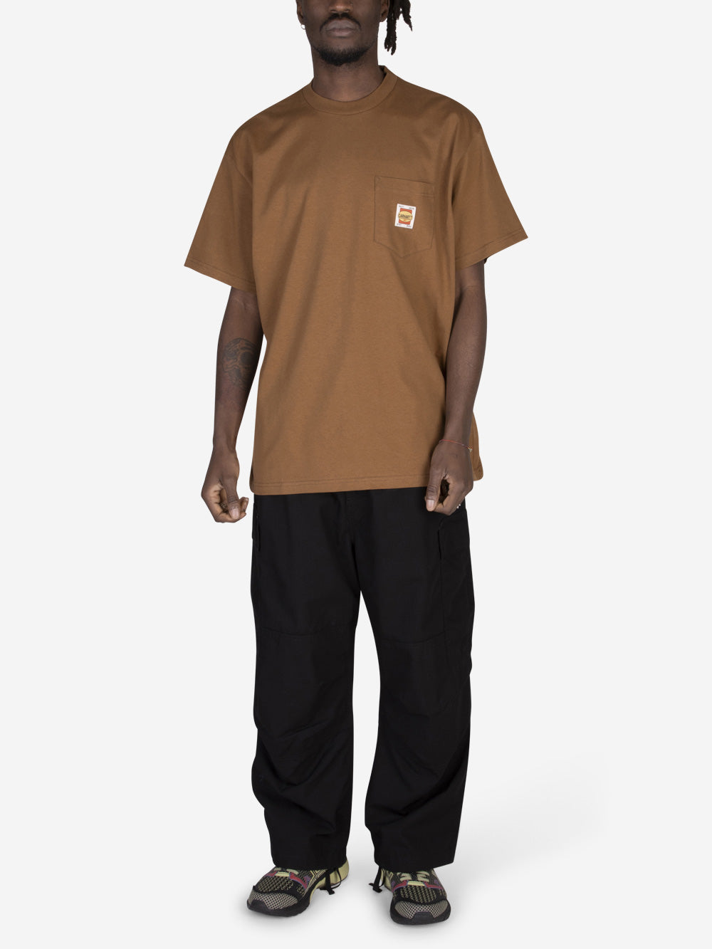 CARHARTT WIP S/S Field Pocket T-Shirt Marrone Urbanstaroma