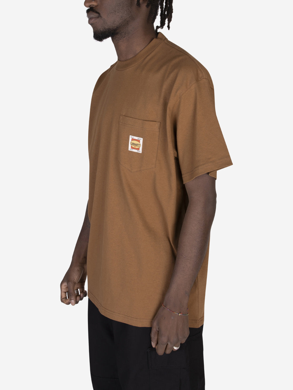 CARHARTT WIP S/S Field Pocket T-Shirt Marrone Urbanstaroma