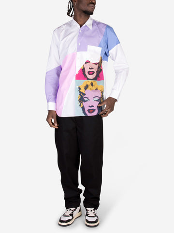 COMME DES GARCONS SHIRT Camicia Andy Warhol Multicolor