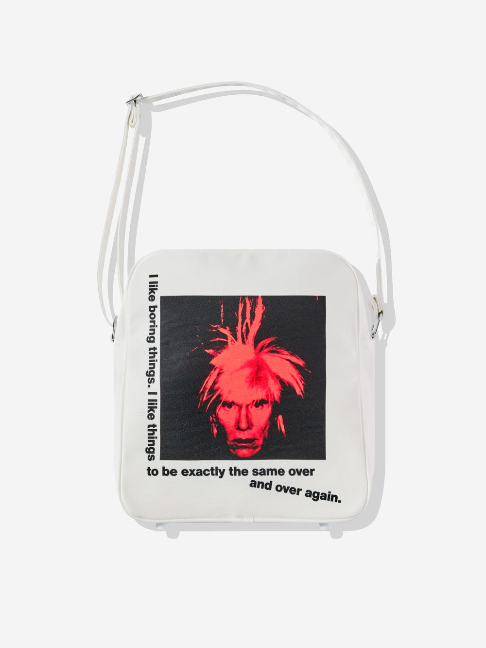 COMME DES GARCONS SHIRT Borsa a spalla "Andy Warhol" Bianco Urbanstaroma
