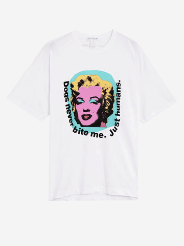 COMME DES GARCONS SHIRT T-shirt Andy Warhol Bianco