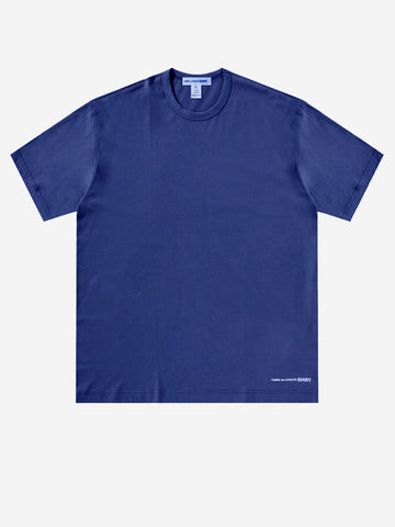 COMME DES GARCONS SHIRT T-shirt in cotone Navy