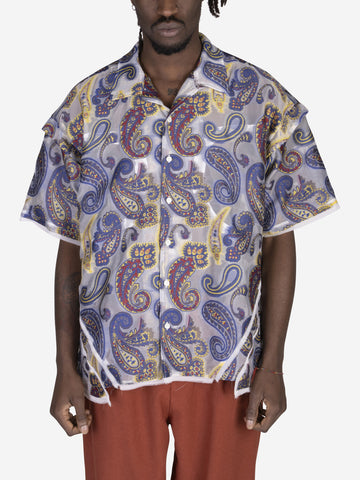F/CE. Camicia Paisley Jacquard Multicolor