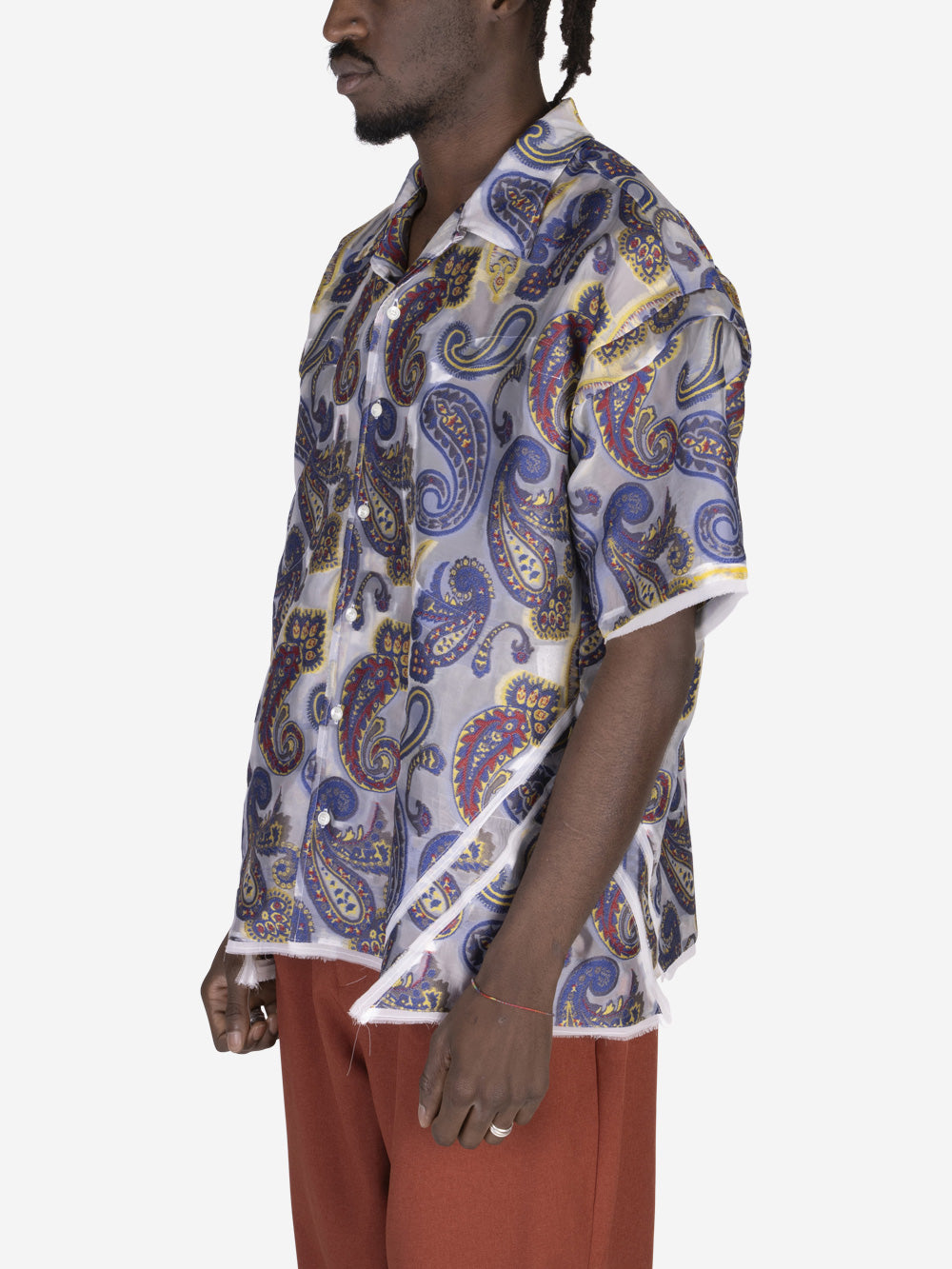 F/CE. Camicia Paisley Jacquard Multicolor Urbanstaroma