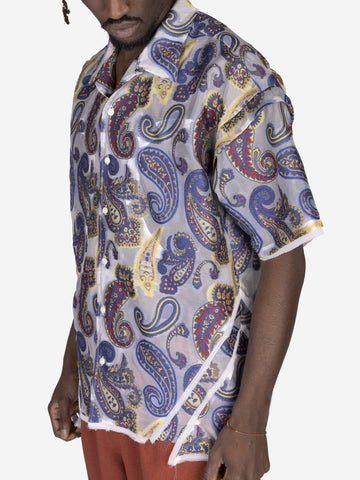 F/CE. Camicia Paisley Jacquard Multicolor