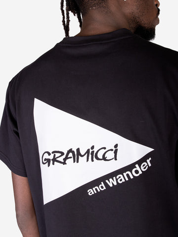 GRAMICCI Gramicci x and Wander T-shirt Nero