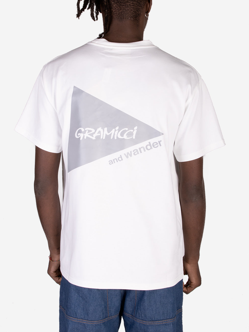 GRAMICCI Gramicci x and Wander T-shirt Bianco Urbanstaroma