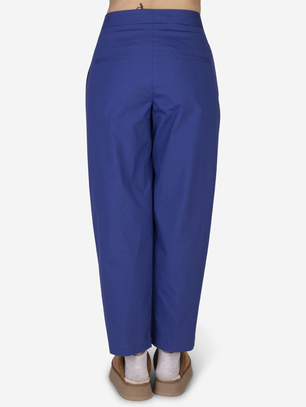 LIVIANA CONTI Pantaloni con pinces Blu Urbanstaroma