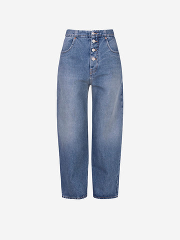 MM6 MAISON MARGIELA Jeans a vita alta Blu