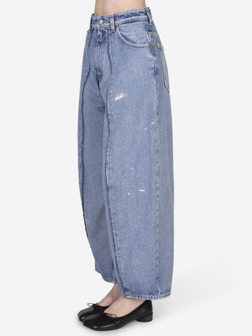 MM6 MAISON MARGIELA Jeans a pannelli Blu