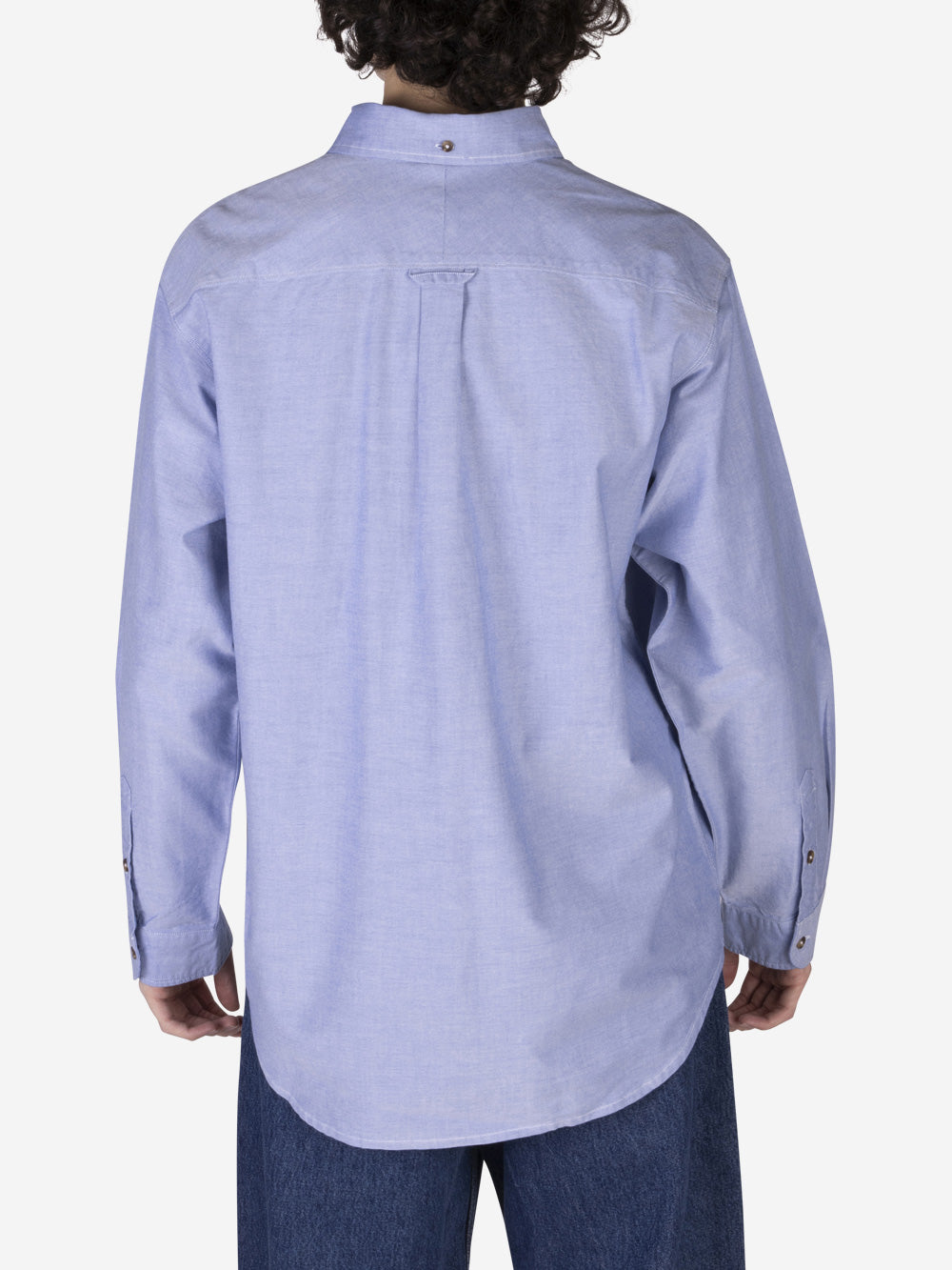 NIKE Camicia Oxford Button-Down in cotone Celeste Urbanstaroma