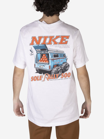 NIKE T-shirt Sole Rally 500 Bianco