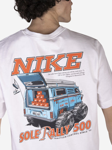 NIKE T-shirt Sole Rally 500 Bianco