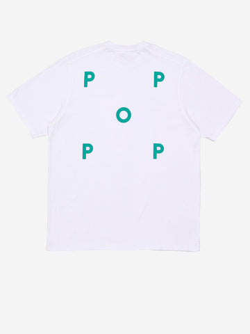 POP TRADING COMPANY T-shirt logo Bianco