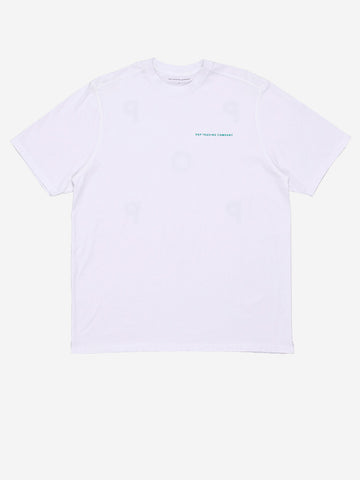POP TRADING COMPANY T-shirt logo Bianco