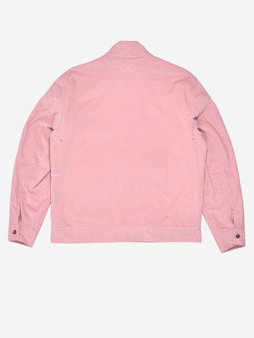 POP TRADING COMPANY Giacca Full Zip in velluto Rosa