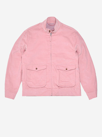 POP TRADING COMPANY Giacca Full Zip in velluto Rosa