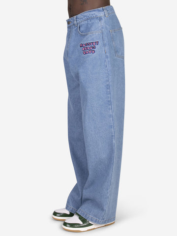 RASSVET (PACCBET) Jeans baggy Blu