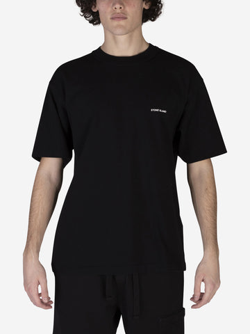 STONE ISLAND T-shirt in cotone Nero